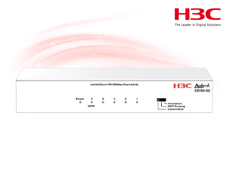 รูปสินค้า H3C Aolynk ES100-5G Ethernet Switch